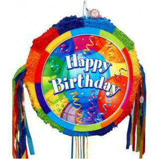 Pinata Happy Birthday pour les goûters d'anniversaire