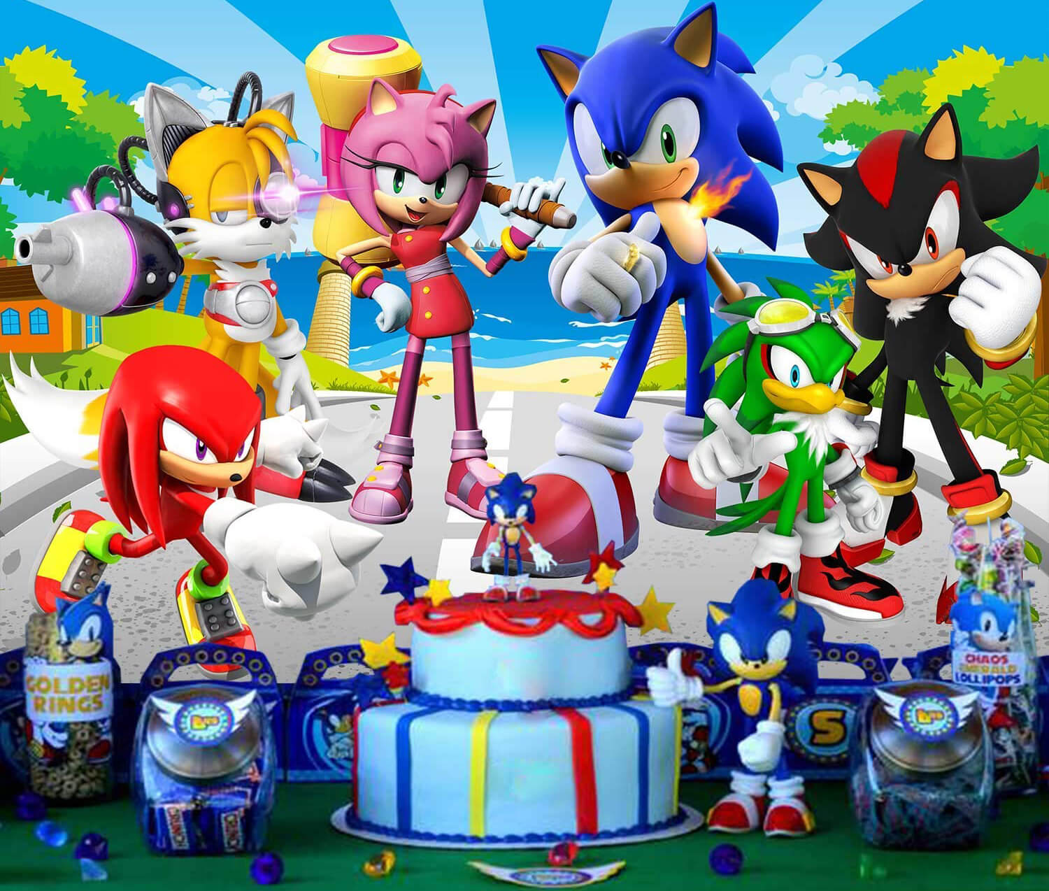 Animation Anniversaire Sonic Etoile De Reve Animations