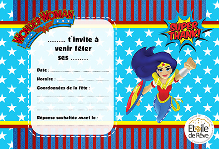 Cartes d'invitations – Anniversaires enfants à La Réunion