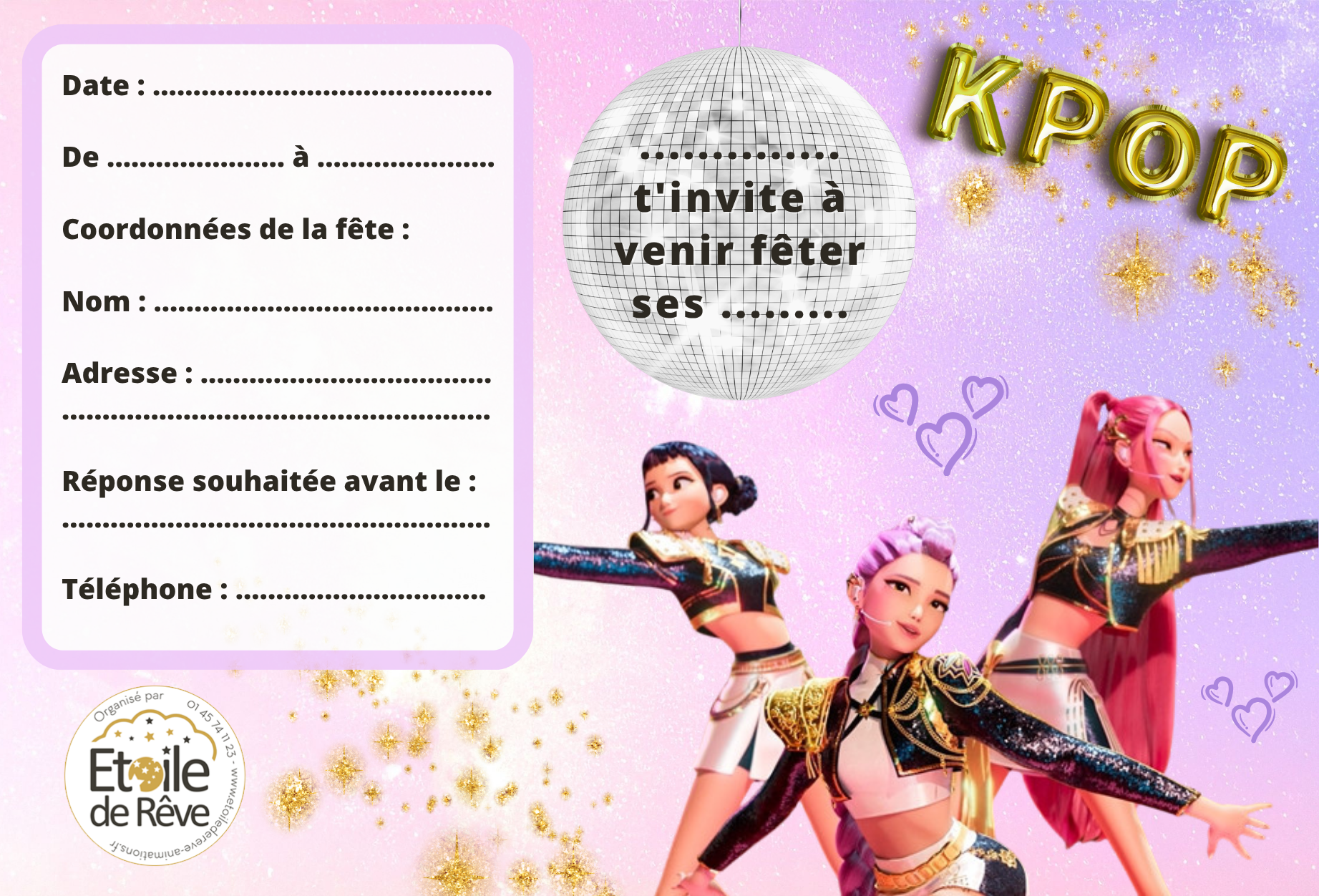 invitation Kpop